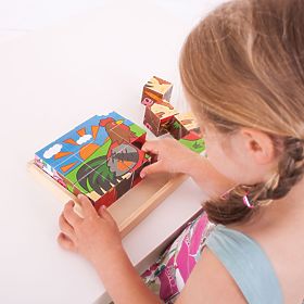 Bigjigs Toys Bilderwürfel Bauernhof, Bigjigs Toys