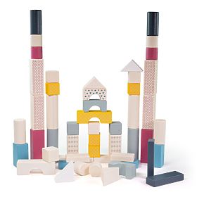 Bigjigs Toys Eimer mit 50 Bausteinen, Bigjigs Toys