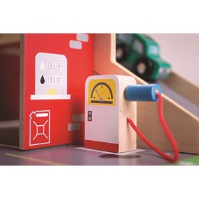 Bigjigs Toys Garage mit Parkplatz