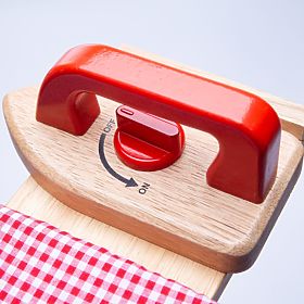 Bigjigs Toys Holz-Bügelbrett mit Bügeleisen