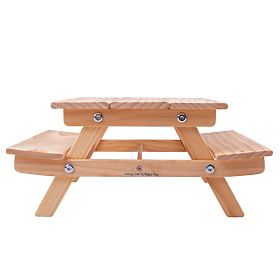 Bigjigs Toys Holz-Picknickbank für Puppen, Bigjigs Toys