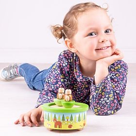 Bigjigs Toys Holz-Spieluhr Woodland