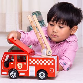 Bigjigs Toys Holzfeuerwehrauto, Bigjigs Toys
