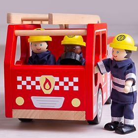 Bigjigs Toys Holzfeuerwehrauto, Bigjigs Toys