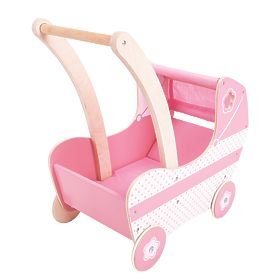 Bigjigs Toys Holzpuppenwagen
