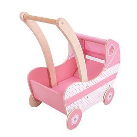 Bigjigs Toys Holzpuppenwagen
