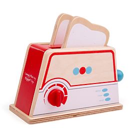 Bigjigs Toys Holztoaster mit Punkten, Bigjigs Toys