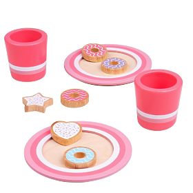 Bigjigs Toys Keks- und Milchset, Bigjigs Toys
