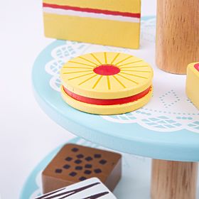 Bigjigs Toys Kuchenständer mit Törtchen