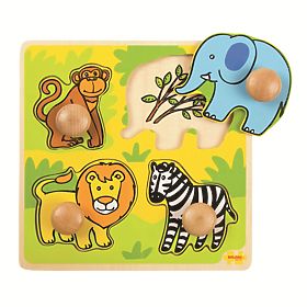 Bigjigs Toys mein erstes Slide-in-Safari-Puzzle