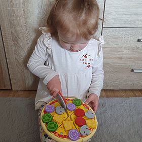 Bigjigs Toys Pizzaschneider aus Holz