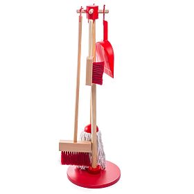 Bigjigs Toys Reinigungs-Spielset rot, Bigjigs Toys