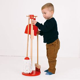 Bigjigs Toys Reinigungs-Spielset rot, Bigjigs Toys
