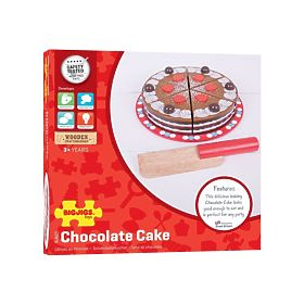 Bigjigs Toys Schokoladenkuchen schneiden