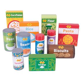 Bigjigs Toys Set haltbarer Lebensmittel