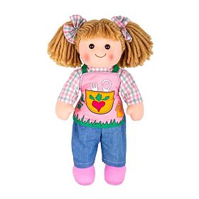 Bigjigs Toys Stoffpuppe Elsie 34cm, Bigjigs Toys