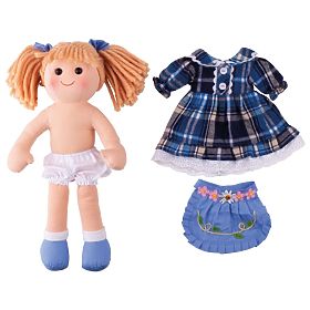 Bigjigs Toys Stoffpuppe Katie 34 cm
