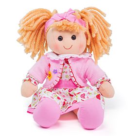 Bigjigs Toys Stoffpuppe Kelly 34 cm, Bigjigs Toys