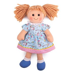 Bigjigs Toys Stoffpuppe Olivia 34 cm, Bigjigs Toys
