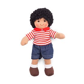 Bigjigs Toys Stoffpuppe Otis 28 cm, Bigjigs Toys