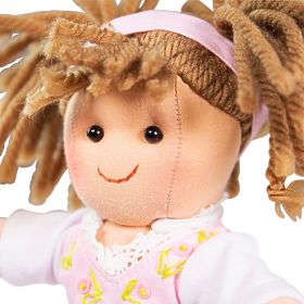Bigjigs Toys Stoffpuppe Rose 28 cm, Bigjigs Toys