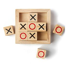 Bigjigs Toys Tic-Tac-Toe-Blöcke aus Holz
