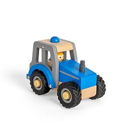 Bigjigs Toys Blauer Traktor, Bigjigs Toys