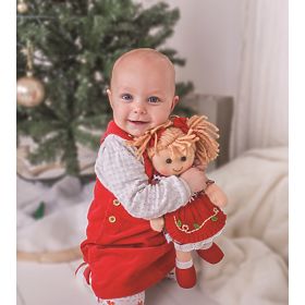 Bigjigs Toys Türkises Kleid mit Pullover für Puppe 28 cm