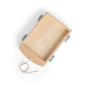 Bigjigs Toys Wagen mit Holzklötzen, Bigjigs Toys