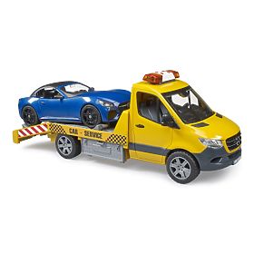 Bruder Abschleppwagen MB Sprinter mit Sportwagen