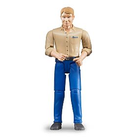 Bruder BWORLD Figur Mann blaue Hose