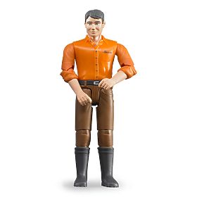Bruder BWORLD Figur Mann braune Hose