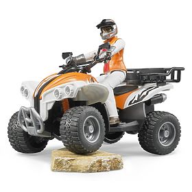 Bruder BWORLD Quad mit Fahrer, Bruder