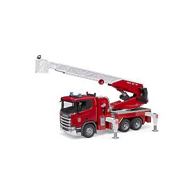 Bruder Feuerwehrauto Scania mit Leiter, Bruder