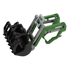 Bruder Frontlader für John Deere 6920 Traktoren grün, Bruder