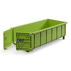 Bruder Grüner Wagen mit Abrollcontainer Maßstab: 1:16