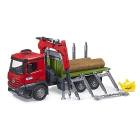 Bruder Holztransporter mit Hydraulikarm MB Arocs, Bruder