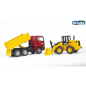 Bruder LKW MAN und Frontlader, Bruder