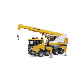 Bruder LKW Scania mit Liebherr Kran, Bruder