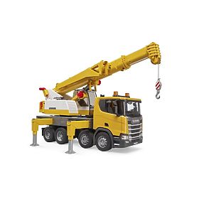 Bruder LKW Scania mit Liebherr Kran, Bruder