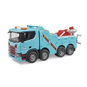 Bruder Scania Super 560R Abschlepp- und Bergungsfahrzeug mit Licht und Sound, Bruder