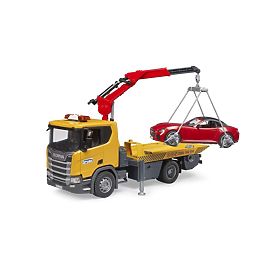 Bruder Scania Super 560R Abschleppwagen mit Auto, Bruder
