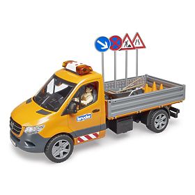 Bruder Straßenwartungsfahrzeug MB Sprinter mit Figur und Zubehör