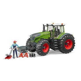 Bruder Traktor Fendt 1050 Vario mit Mechaniker und Werkstattwerkzeug 1:16, Bruder
