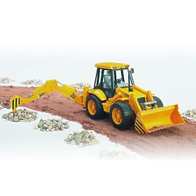 Bruder Traktor JCB Frontlader mit Bagger, Bruder