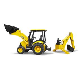 Bruder Traktor JCB MIDI Frontlader mit Bagger