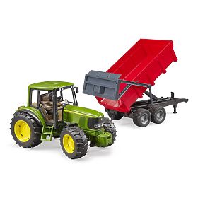 Bruder Traktor John Deere und Kippanhänger, Bruder