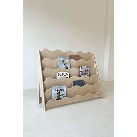 Bücherregal WAVE L - natur, baby wood