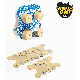 Clixo Designer Pack magnetisches Bauset Clixo, Beige