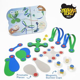 Clixo Grip and Stick, Set mit prismatischen Elementen